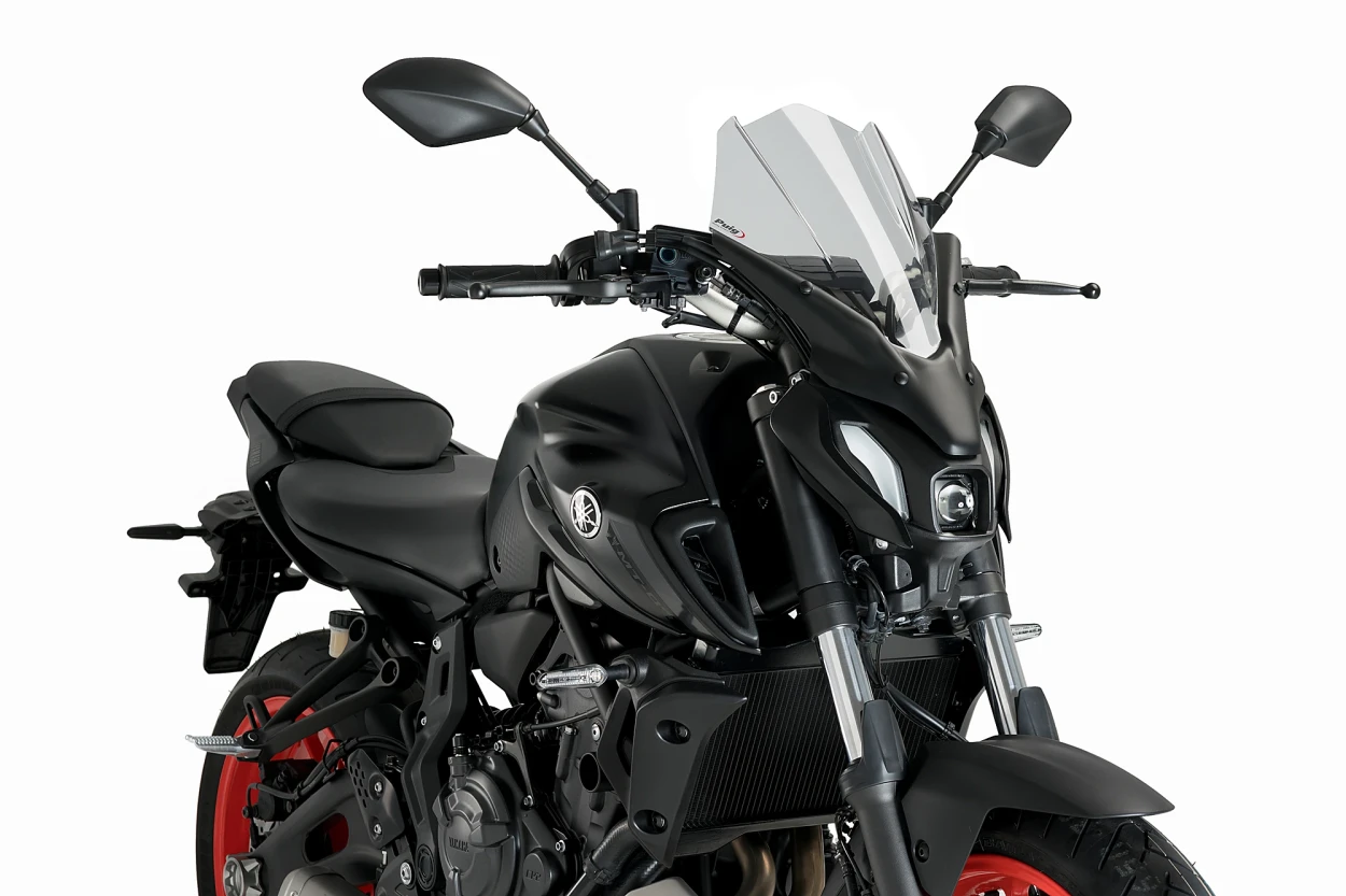 Puig Touring-vindruta Ljus rök (20619H) för Yamaha MT-07 2021–2024